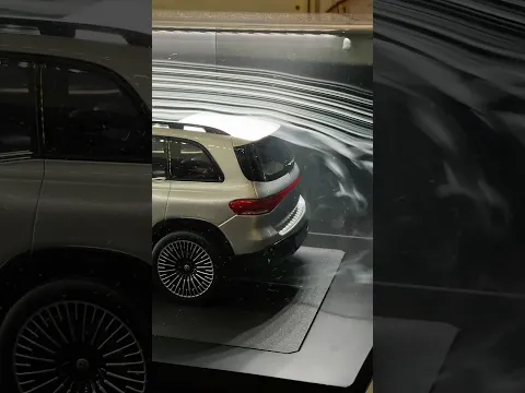 Mercedes-Benz EQB Aerodynamic Test #car #mercedes #diecast