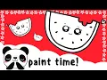 Coloring Sheets for Kids Coloring Toy Watermelon with FREE PRINTABLE Bubie Toy Art
