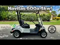 Yamaha G29 Golf Cart - Gets The Navitas Motor Kit