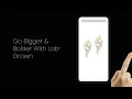 Trending Lab Grown Diamond Earrings Angara Jewellery
