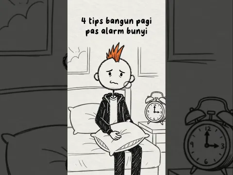 Tips Bangun Pagi Anti gagal #shorts #stickman