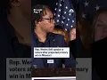 Rep Wesley Bell talks to voters after projected primary win