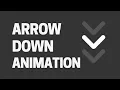 Arrow Down Animation HTML CSS