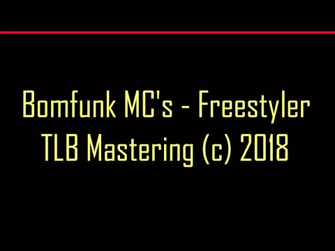 Download MP3 Bomfunk MC's -  Freestyler (HQ remaster)