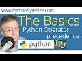 Python Operator precedence