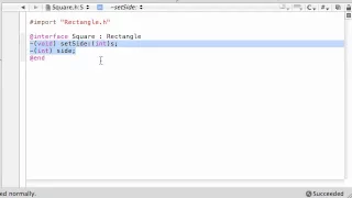 Objective C Programming Tutorial 33 Making steve the Square YouTube