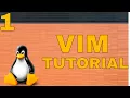 VIM Tutorial for Beginners Lesson 1 Creating opening and saving a file Moving around