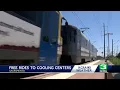Are people using public transit to get to Sacramento s cooling centers
