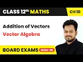 Addition of Vectors - Vector Algebra Class 12 Maths Chapter 10 CBSE 2025-26