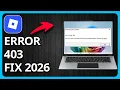 How to Fix Roblox Error Code 403 in 2026 Authentication Failed Roblox 403 Error