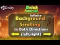 Unity 2D Infinite Background Scrolling Simple Way