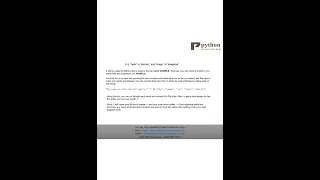 Python Homework Help