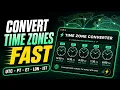 Plan Global Meetings Faster with This Time Zone Converter