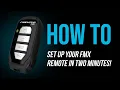 Compustar FMX Remote Programming Traditional Key