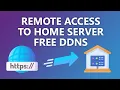 Dynamic DNS DDNS for Free Remote Access to Home Server with Dynu