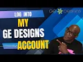 How to log into my GE Designs account