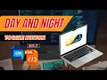 Day Night Toggle Button Using HTML CSS