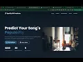 Spotify Hit Predictor ML Project Python Flask with Source Code Reports