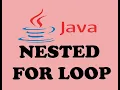 NESTED FOR LOOP IN JAVA PROGRAMMING URDU HINDI