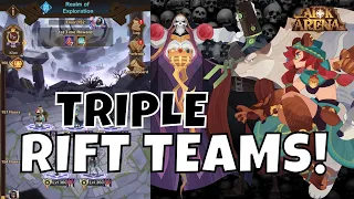 FLOOR 150 TEMPORAL RIFT TEAMS FURRY HIPPO AFK ARENA