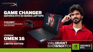 HyperX×NVIDIA VALORANT Showmatch VS Regaltos Ocean SkRossi #HyperXMouse giveaway!#HyperXIndia #RTXON
