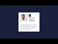 How to Create Testimonial Card with HTML CSS HTML CSS Testimonial Card raselcoder