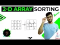 Java program to sort 2d array in ascending order