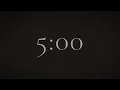 5 MINUTE TIMER - COUNTDOWN TIMER MINIMAL
