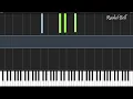 Piranha Plant's Lullaby - Super Mario 64 [Piano Tutorial] (Synthesia)