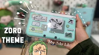 Recover My 3DS XL Zoro Theme Decorate and Reshell