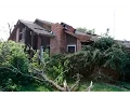 Sherman tornado Couple hid in bathroom as there were trees coming through the roof