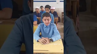 القارئ محمد القلاجي من داخل معهد إعتدال مبروك بالعاشر تلاوة قرآنية وسط الطلاب   دندنها