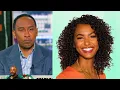Stephen A Smith and Malika Andrews Argue Over Ime Udoka Suspension ESPN First Take NBA Celtics