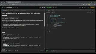 JavaScript Maximum Count of Positive Negative Integers LeetCode 2529 100 Faster