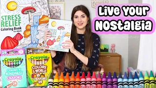 Coloring with Crayola CRAYONS 🍄 *Satisfying & Relaxing*