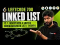 708 1 Insert into a Sorted Circular Linked List Theory Linked List Playlist