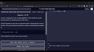 Shopping List - freeCodeCamp