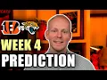 Cincinnati Bengals vs Jacksonville Jaguars Week 4 Prediction