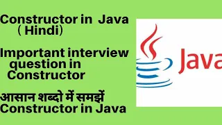 Constructor in of Constructor Types of for Java tutorial
