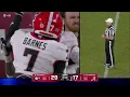 Georgia vs. Alabama Ends With Controversial No-Call & Personal Foul