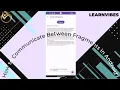 Android Studio Tutorial How to Communicate Between Fragments