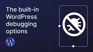 The built-in WordPress debugging options