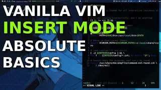 vim Insert mode basics