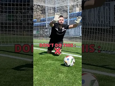Perfect your low diving form 🧤✅ #goalkeeper #football