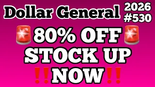 2026 Dollar General Couponing 80 OFF STOCK UP NOW MUST WATCH
