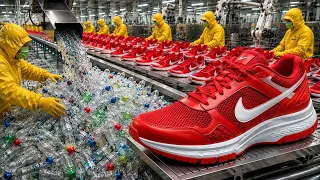 inside the high tech footwear eco factory making premium sneakers from 100 recycled bottles