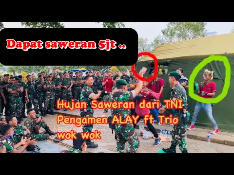 Download MP3 Tak disangka 🤭 Ini yang di lakukan TNI ke pengamen ALAY \u0026 TRIO WOK WOK ..Bravo TNI