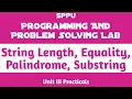 String Operations Unit III Practical Programming and Problem Solving Lab PPS FE SPPU