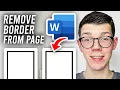 How To Remove Page Border In Word Document - Full Guide