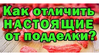 Ягоды Годжи Как выбрать качественные ягоды Как отличить от подделки 
